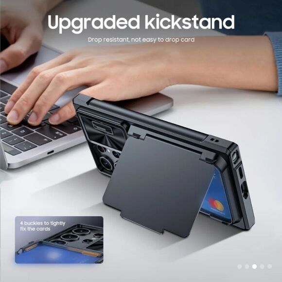 SAMSUNG ANDROID GALAXY S24 Ultra/S25 Ultra Case Wallet - Picture 4 of 12